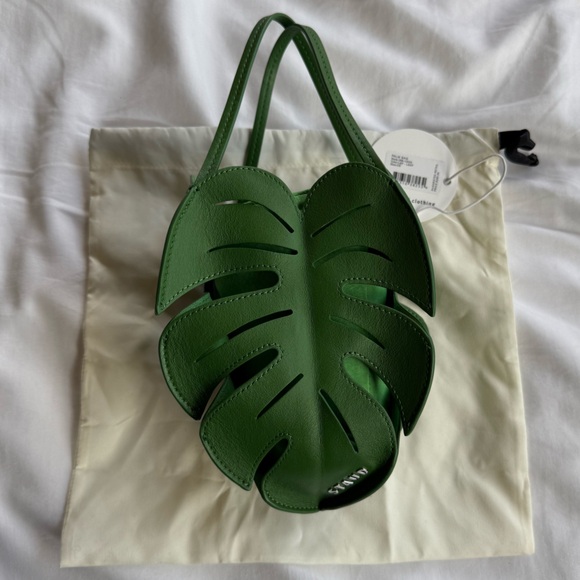 STAUD Palm leaf leather bucket bag - Picture 8 of 10